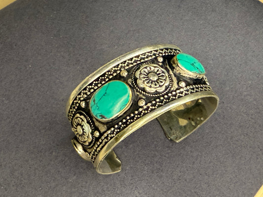 BRAZALETE DE ACERO TURQUESIA