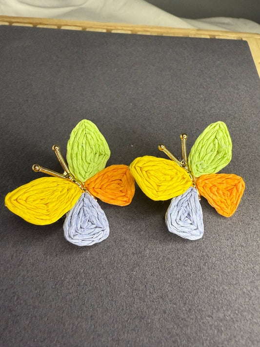 PENDIENTE MARIPOSA MULTICOLOR