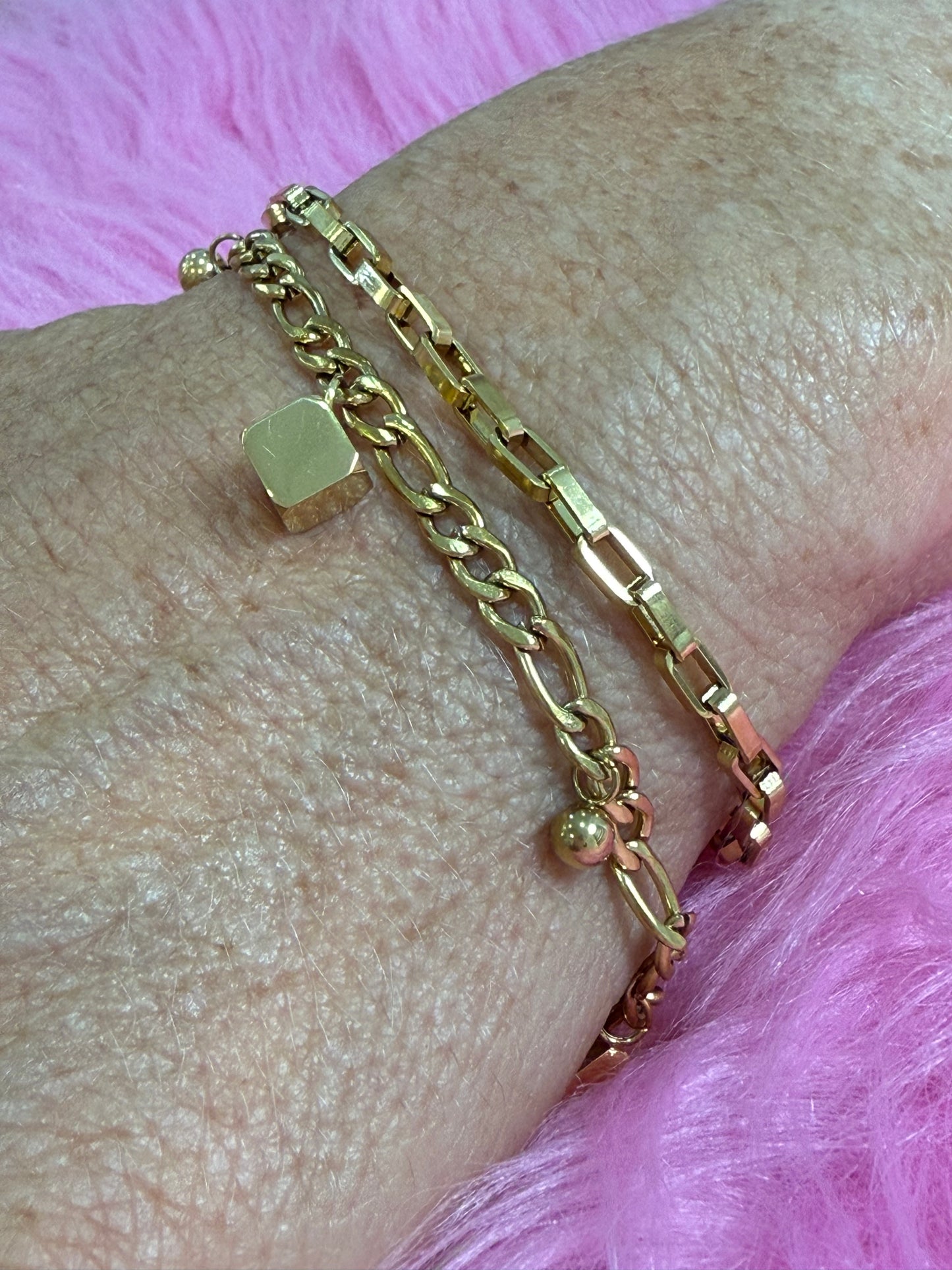 PULSERA DOBLE CHARMS